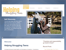 Tablet Screenshot of helpingstrugglingteens.com